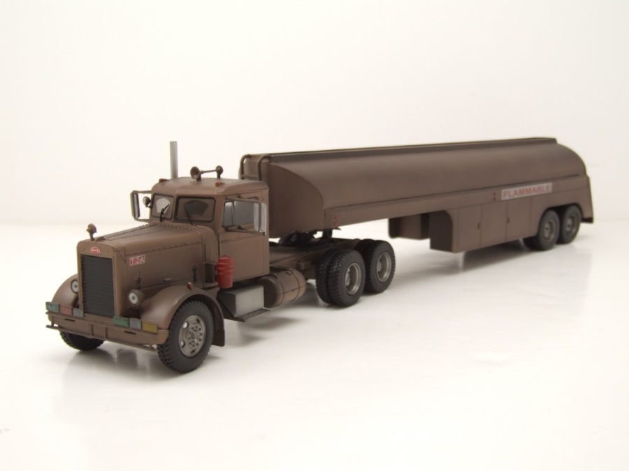 Peterbilt 281 Tank-Sattelzug 1955 verrostet "Duell" Modellauto 1:43 ixo models
