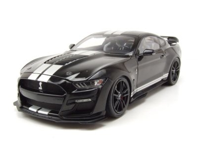 Ford Shelby Mustang GT500 2022 schwarz Modellauto 1:18...