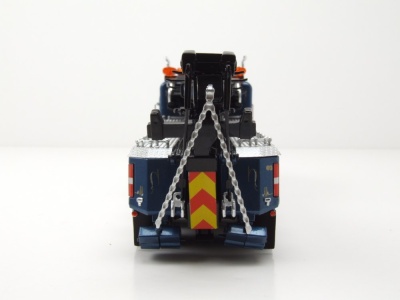 Peterbilt 359 Wrecker Abschlepper 1980 blau Modellauto 1:43 ixo models