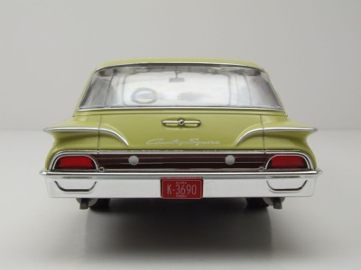 Ford LTD Country Squire 1960 hellgelb Modellauto 1:18 MCG