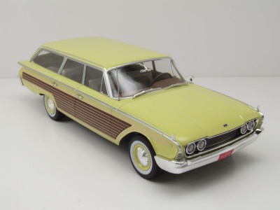 Ford LTD Country Squire 1960 hellgelb Modellauto 1:18 MCG