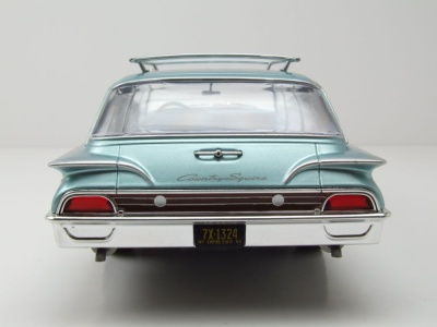 Ford LTD Country Squire 1960 blau metallic Modellauto 1:18 MCG