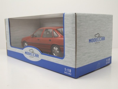 Opel Vectra A 2000 1988 dunkelrot metallic Modellauto 1:18 MCG