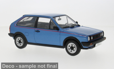 VW Polo 2 Coupe GT 1985 blau metallic Modellauto 1:18 MCG