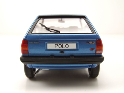 VW Polo 2 Coupe GT 1985 blau metallic Modellauto 1:18 MCG