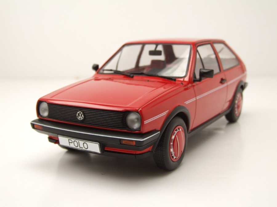 VW Polo 2 Coupe Fox 1985 rot Modellauto 1:18 MCG