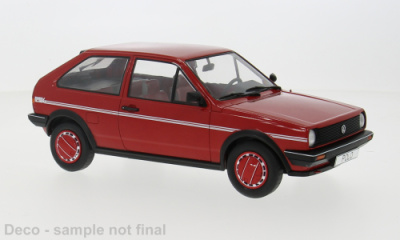 VW Polo 2 Coupe Fox 1985 rot Modellauto 1:18 MCG