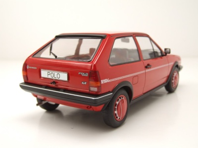 VW Polo 2 Coupe Fox 1985 rot Modellauto 1:18 MCG