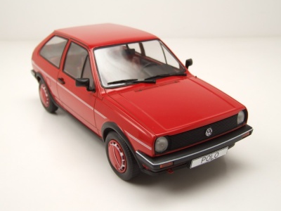 VW Polo 2 Coupe Fox 1985 rot Modellauto 1:18 MCG
