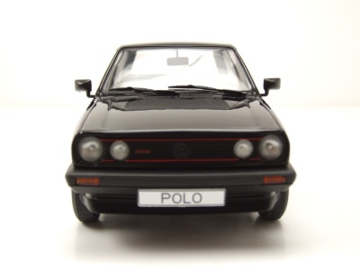 VW Polo 2 Coupe G40 1985 schwarz Modellauto 1:18 MCG