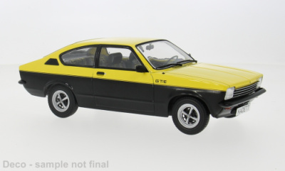 Opel Kadett C Coupe GT/E 1975 gelb schwarz Modellauto...