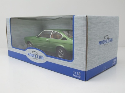 Opel Kadett C Coupe 1975 grün metallic Modellauto 1:18 MCG