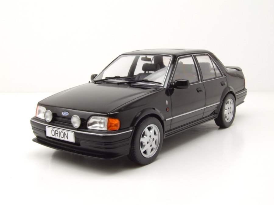 Ford Orion MKII 1986 RHD schwarz Modellauto 1:18 MCG