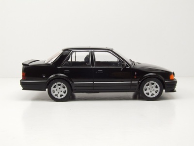Ford Orion MKII 1986 RHD schwarz Modellauto 1:18 MCG