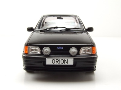 Ford Orion MKII 1986 RHD schwarz Modellauto 1:18 MCG