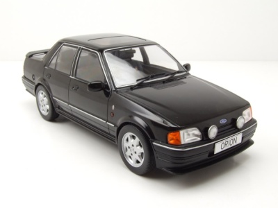 Ford Orion MKII 1986 RHD schwarz Modellauto 1:18 MCG