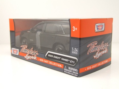 Chevrolet Tahoe Z71 2025 schwarz Modellauto 1:24 Motormax
