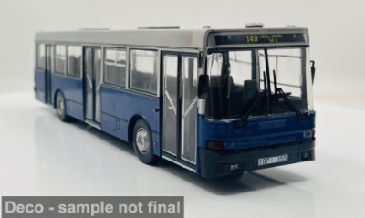 Ikarus 415 Bus BKV Budapest 1985 blau Modellauto 1:43...