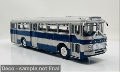 Ikarus 556 Bus BKV Budapest 1965 silber blau Modellauto...