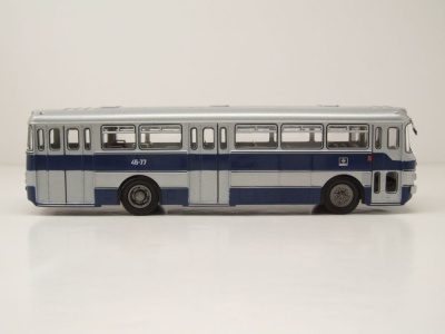 Ikarus 556 Bus BKV Budapest 1965 silber blau Modellauto 1:43 Premium ClassiXXs