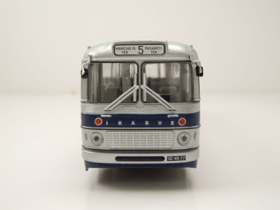 Ikarus 556 Bus BKV Budapest 1965 silber blau Modellauto 1:43 Premium ClassiXXs