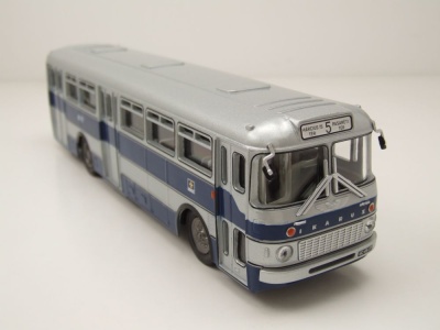 Ikarus 556 Bus BKV Budapest 1965 silber blau Modellauto 1:43 Premium ClassiXXs