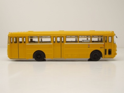 Ikarus 556 Bus Berliner Verkehrsbetriebe BVB 1965 gelb Modellauto 1:43 Premium ClassiXXs