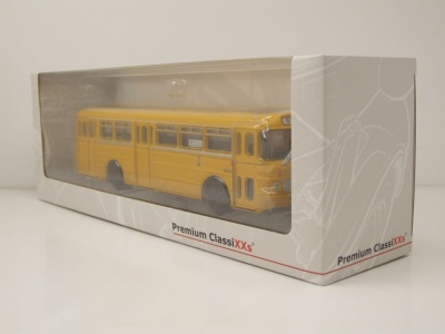 Ikarus 556 Bus Berliner Verkehrsbetriebe BVB 1965 gelb Modellauto 1:43 Premium ClassiXXs
