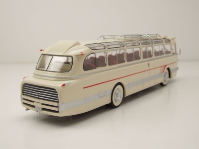 Ikarus 55-53 Bus 1953 weiß rot Modellauto 1:43...