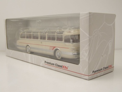 Ikarus 55-53 Bus 1953 weiß rot Modellauto 1:43 Premium ClassiXXs