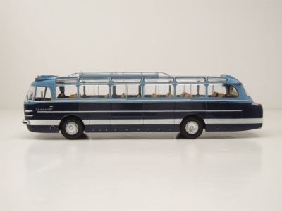 Ikarus 55-53 Bus 1953 hellblau dunkelblau Modellauto 1:43 Premium ClassiXXs