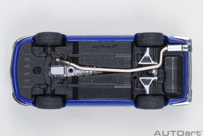 Nissan Fairlady Z (S30) blau Akuma no Z Wangan Midnight Comic #1 Modellauto 1:64 Autoart