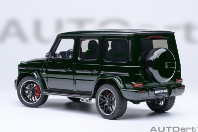 Mercedes AMG G63 2019 dunkelgrün metallic Modellauto 1:18 Autoart