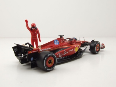 Ferrari SF24 #16 Formel 1 2024 mit Leclerc Figur...