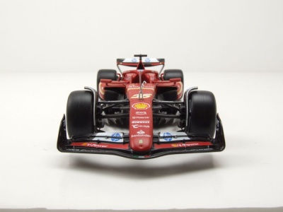 Ferrari SF24 #16 Formel 1 2024 mit Leclerc Figur Modellauto 1:24 Bburago