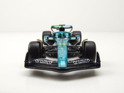 Aston Martin AMR25 #14 Formel 1 2025 mit Alonso Figur Modellauto 1:24 Bburago