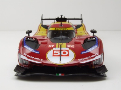 Ferrari 499P #50 24H Le Mans 2025 Fuoco Molina Nielsen Modellauto 1:18 Bburago