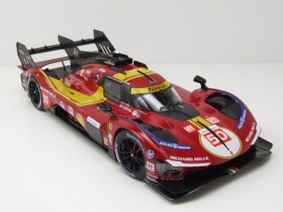 Ferrari 499P #50 24H Le Mans 2025 Fuoco Molina Nielsen Modellauto 1:18 Bburago