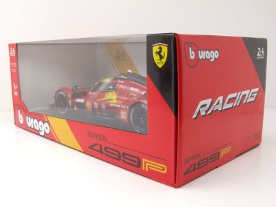 Ferrari 499P #50 24H Le Mans 2025 Fuoco Molina Nielsen Modellauto 1:18 Bburago