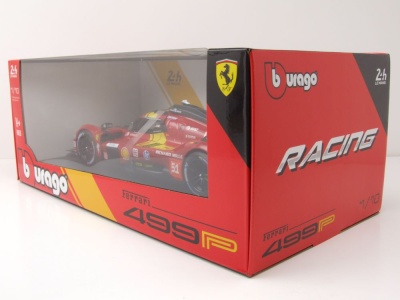 Ferrari 499P #51 24H Le Mans 2025 Guidi Calado Giovinazzi Modellauto 1:18 Bburago