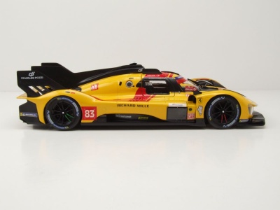 Ferrari 499P #83 24H Le Mans 2025 Kubica Hanson Modellauto 1:18 Bburago