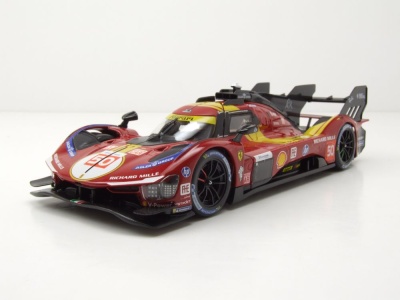 Ferrari 499P #50 24H Le Mans 2025 rot Fuoco Molina...