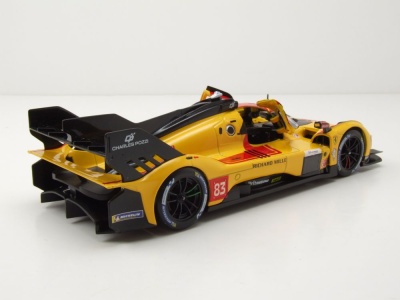 Ferrari 499P #83 Sieger 24H Le Mans 2025 gelb Kubica Hanson Ye Modellauto 1:24 Bburago