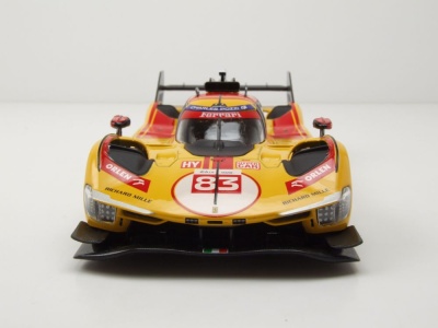 Ferrari 499P #83 Sieger 24H Le Mans 2025 gelb Kubica Hanson Ye Modellauto 1:24 Bburago