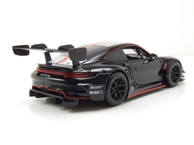 Porsche 911 (992) GT3 R 2023 schwarz Modellauto 1:24 Bburago