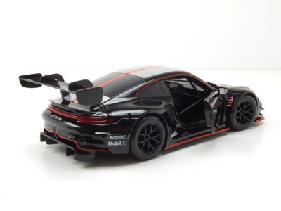 Porsche 911 (992) GT3 R 2023 schwarz Modellauto 1:24 Bburago
