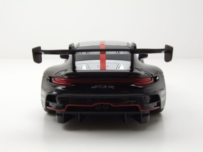 Porsche 911 (992) GT3 R 2023 schwarz Modellauto 1:24 Bburago