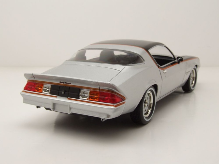 Chevrolet Camaro Z/28 Rally Sport 1978 Miniature 1:18 Greenlight - Argent & Noir, Neuf