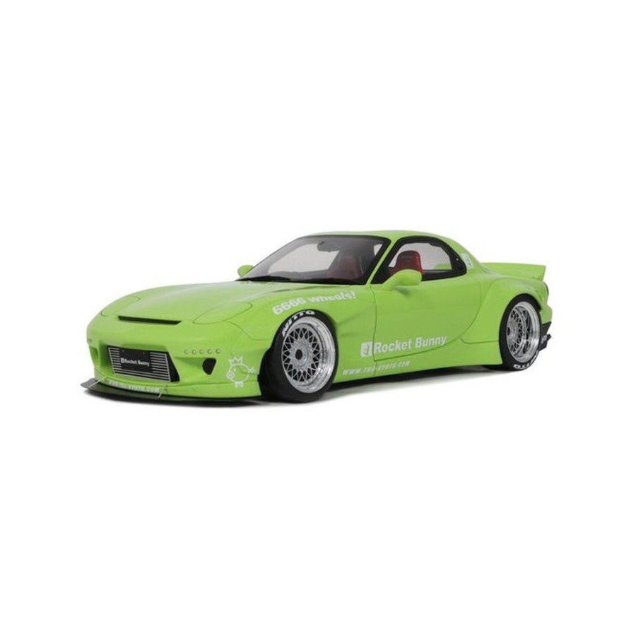 Mazda RX7 FD3S Rocket Bunny Aero V1 2025 grün metallic Modellauto 1:18 Ottomobile