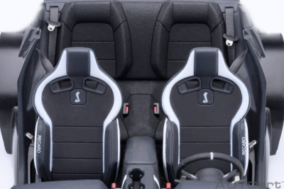 Ford Shelby Mustang GT500 blau weiß Modellauto 1:18 Autoart